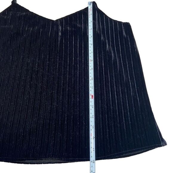 ❤️ Show Me Your‎ MuMu Julia Top Women’s Black Velvet Top Size Small - Picture 7 of 9